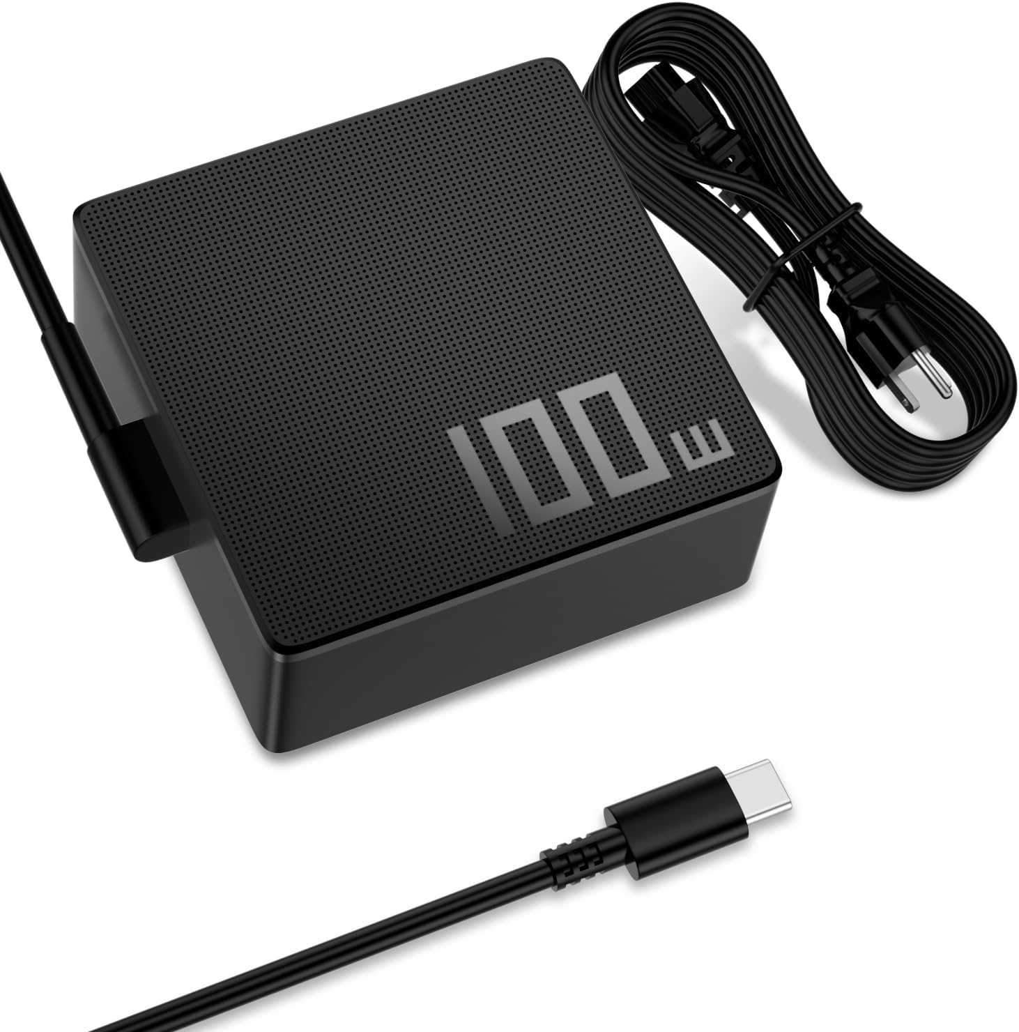 100W 65W USB C Charger Compatible with ASUS ROG Ally/Ally X ROG Flow ZenBook Zephyrus Dell HP Acer Gaming Laptop Type C Computer AC Adapter 1.5m 5A USB-C Output Cable PD 3.0