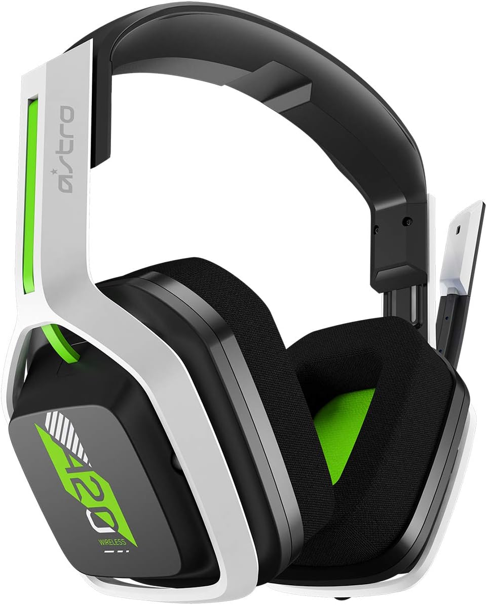 ASTRO Gaming A20 Wireless Headset Gen 2 for Xbox Series X | S, Xbox One, PC & Mac - White/Green